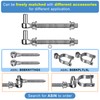 Insaga M16x 8'' J-Bolt Gate Hinge, 304 Stainless Steel J-Bolt