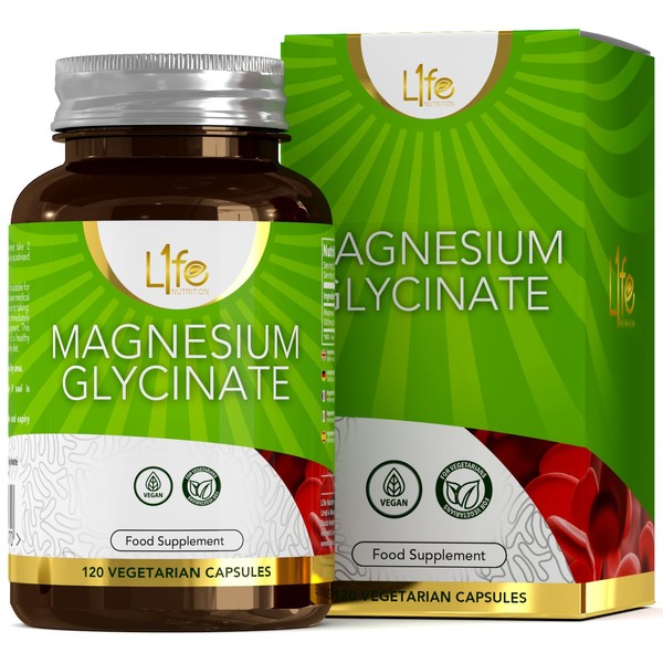 LN Magnesium Glycinate Capsules, 120 Magnesium Glycinate Capsules, 1000 mg