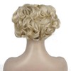 Lydell Short Messy Curly Dish Hair Bun Extension Stretch hair