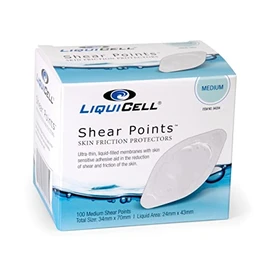 LiquiCell Shear Point Bandages, CPAP Nasal Pads, Box, 100 Bandages, Medium