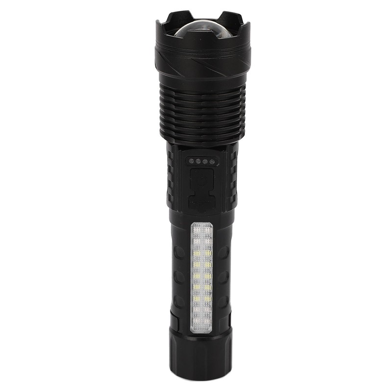LED Bright Flashlight COB Work Light USB Rechargeable IPX4 Outdoor