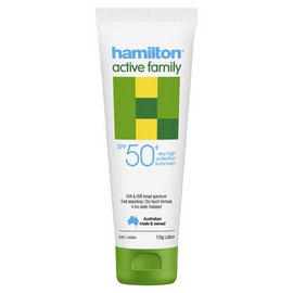 Hamilton Sunscreen Active Family SPF50+ Lotion 110g