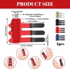 Zovator Finger Splint Set of 4, Adjustable Finger Orthosis with