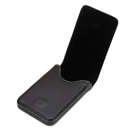 Peysaitr 1 x Premium Business Card Case, PU Case, Business Card Storage Box, Business Card Case for Men and Women for Storing Your Cards (Black)