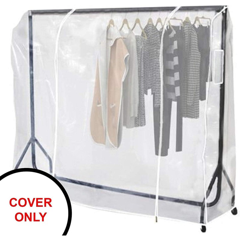 Garment Rack Cover for Clothes Rack Cover with 2 Durable