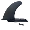 DSHE Detachable Center Fin Black, Kayak Rudder Kit Skeg Tracking