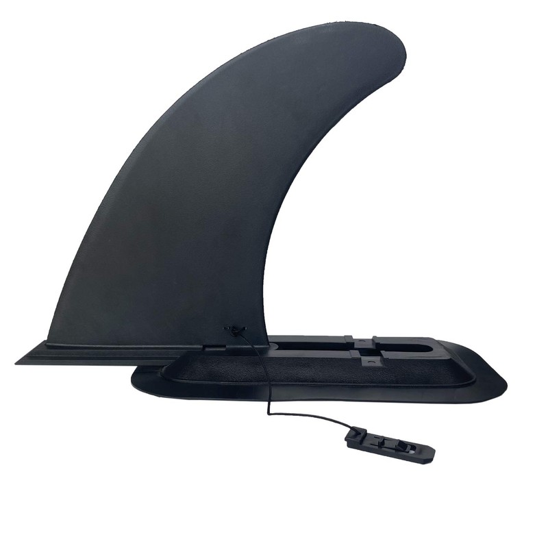 DSHE Detachable Center Fin Black, Kayak Rudder Kit Skeg Tracking