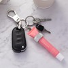 Lip Balm Holder Keychian Bling Crystal Lip Gloss Key Chain
