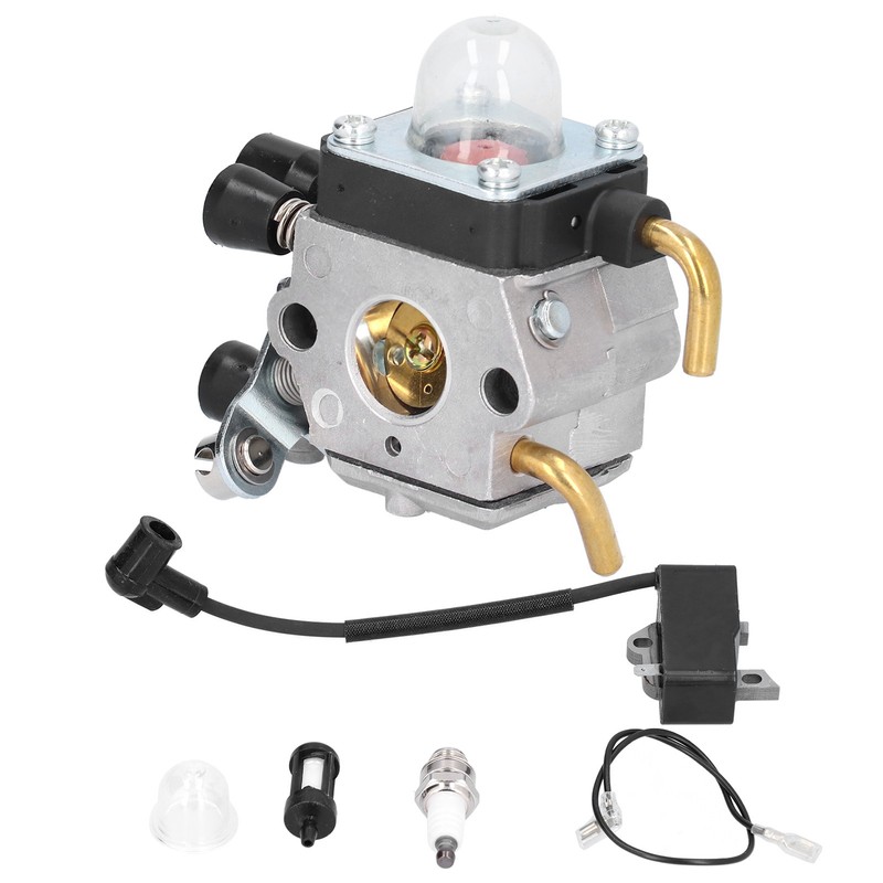 Carburetor Ignition Coil Sparking Plug Set for STIHL FS75 FS80