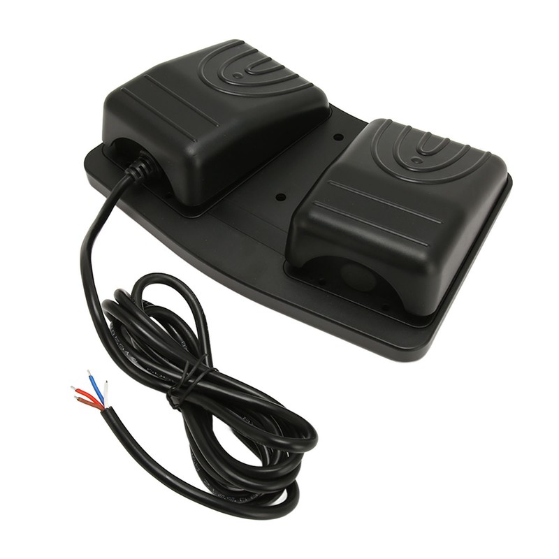 Double Foot Switch High Power Self Locking 2 Wire Foot