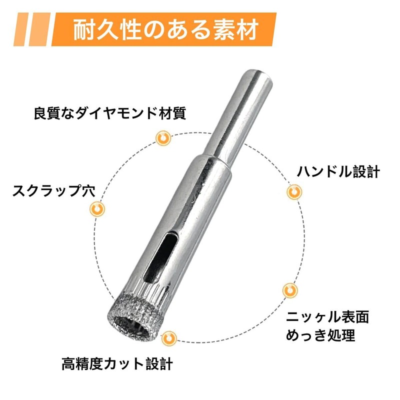 winova Glass Hole Saw Carbide Diamond Hole Saw 20mm -