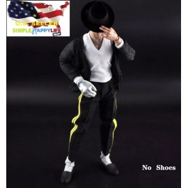 ZY  1/6 Michael Jackson performance Dance uniform for hot toys 12" figure USA