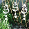 Chephon Bird Repellent Spiral Reflectors with Reflective Scare Discs -