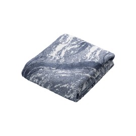 Carari Hair Drying Towel, 3.6 Times Absorbent Microfiber, Marble, Navy, Quickly Absorbs in Gaps of Fibers, Quick Drying, Jacquard Method 15.7 x 39.4 inches (40 x 100 cm), CB Japan Calarimable