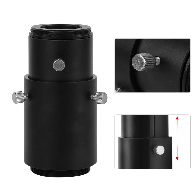 1.25in T Mount Telescopic Extension Tube for Astronomical Telescope M42x0.75