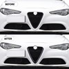JONKOKO Car Front Grill Decoration Frame Trim 2Pcs for Alfa