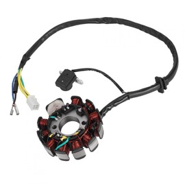 Magneto Ignition Stator, Ignition Stator Magneto Wire Coil, 11 Pole Coils Stator Magneto Generator Fit for 150cc Gy6 Scooter Engines