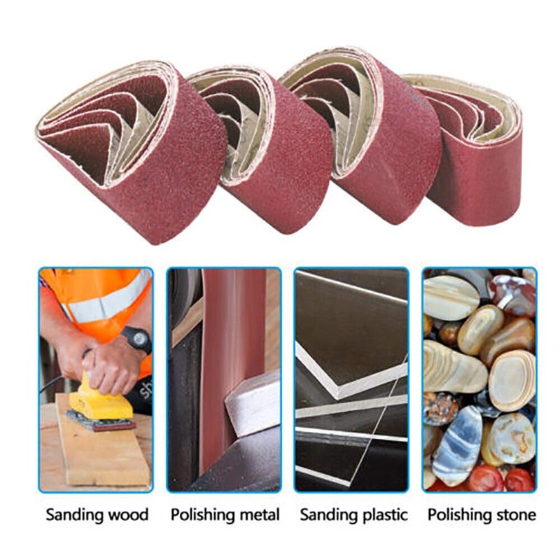 EETools 20 Belts in 65 x 410mm Sanding Belts, Mixed