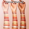 PASNOWFU Green Gold Glitter Chameleon Eyeshadow, Multi-Chrome Color Shift Eye