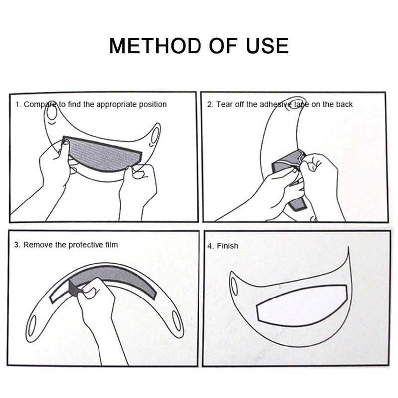 Pinlock Insert - Helmets Tint | Helmets Anti-Fog Waterproof Insert,