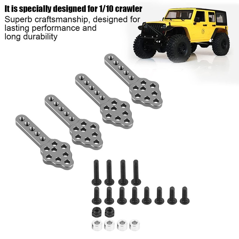 Fayelume 4PCS 1/10 RC Crawler, RC Crawler Accessories, Car Shocks