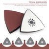 Set of 4 Triangle Sanding Discs PARFCO Multitool Sanding Plate