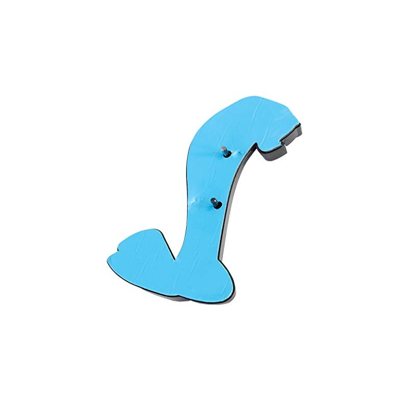 4-1/4" Black Cobra Snake Fender Emblems for 2007-2014 Shelby GT500