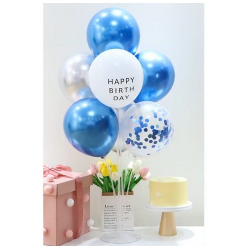 Round Shop Photo Zone LED Balloon Stand 2P Set for