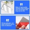 2 PCS Auto Sun Visor HD Makeup Mirror, Self-Adhesive Universal