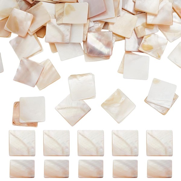 GOMAKERER Pack of 360 Mosaic Tiles Made of Natural Shells