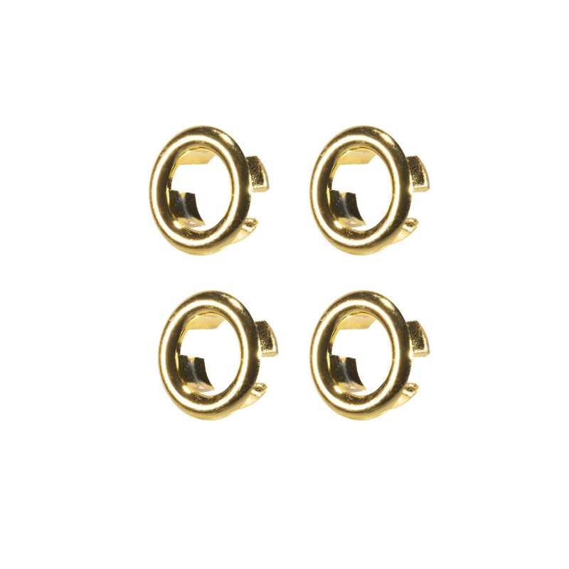 6 Pack Sink Overflow Ring, Bathroom Kitchen Sink Basin Trim,