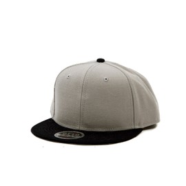 OTTO Cap with Flat Visor and Snapback, black/ grey, 57.5-62.0 cm