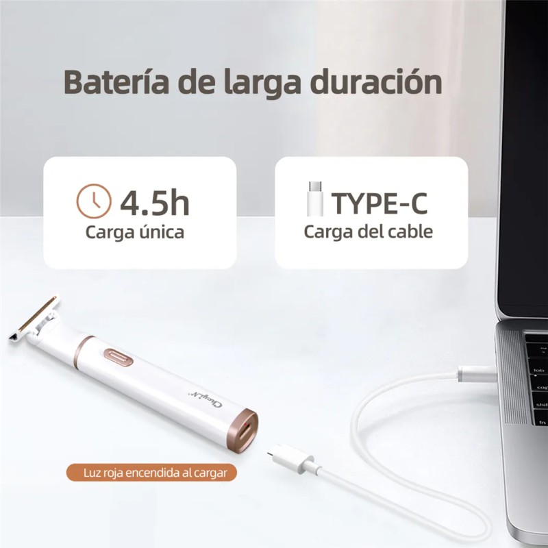 Depiladora Eléctrica Ckeyin 5 En 1 Para Mujer Maquina Depiladora