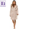 Ladies Dressing Gown Womens Luxury Short Hooded Bathrobe Teen Girls