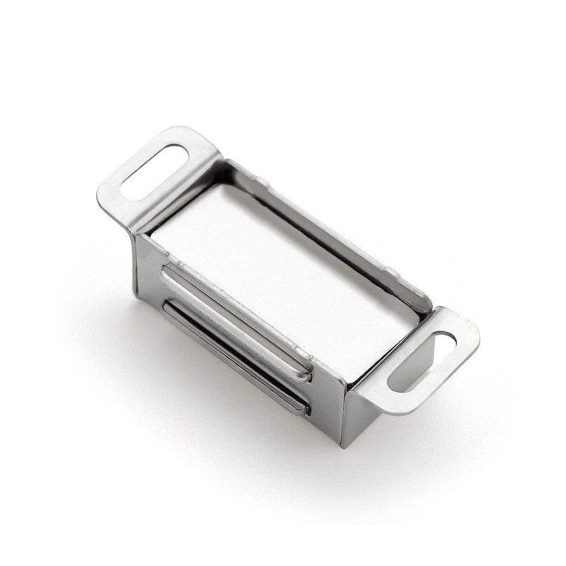 Ravinte 8 Pack Silver Magnetic Door Catch, Brushed Satin Nickel