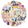 Bandai Sailor Moon Stickers 50 Pcs Vinyl For Tumbler Car