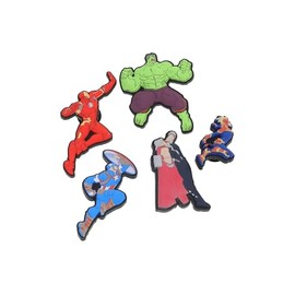 Crocs Unisex Jibbitz Characters, Avengers, 5 Pack