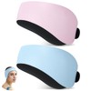 Lunmon 2 Pairs Swimming Headbands Adjustable Water Headbands for Adults