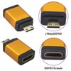 AAOTOKK HDMI to Mini HDMI Adapter Aluminum Alloy Shell Mini