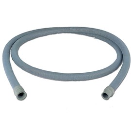 Europart Universal Drain Hose 4 m 19/22 mm Diameter Washing Machine Dishwasher 326 Grey
