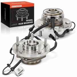 A-Premium 2 x Front Wheel Bearing and Hub Assembly with ABS 5-Lug Compatible with Dodge Grand Caravan 2008-2020, Chrysler Town Country 2008-2016, Volkswagen Routan 2009-2011, C/V 2012-2015