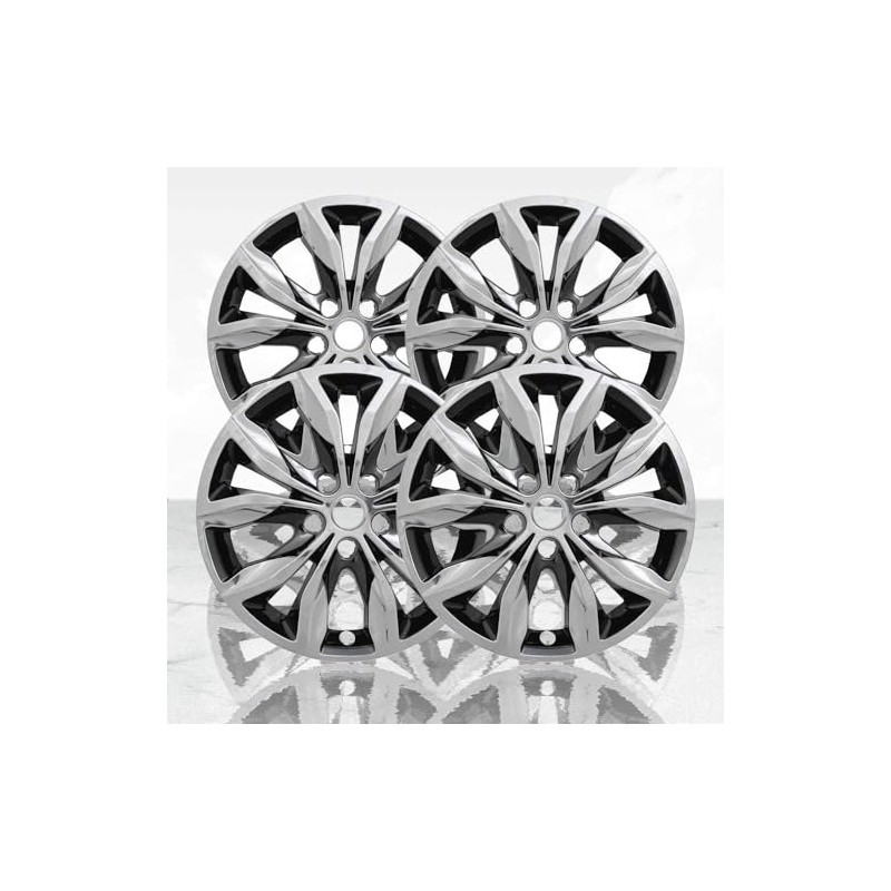 Auto Reflections Set of 4 17" 5 Split Spoke Wheel