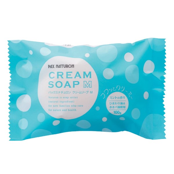 Pax Naturon Cream Soap, Mint, 3.5 oz (100 g)
