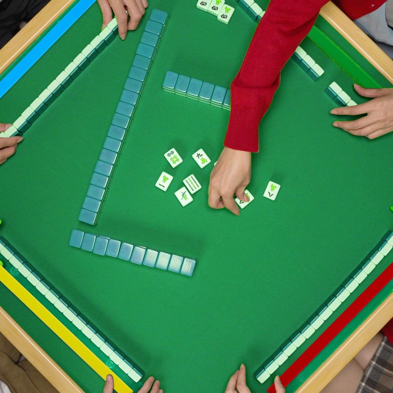 Henoyso Mahjong Tile Pushers 16.3 Inch Colored Acrylic Mahjong Pushers