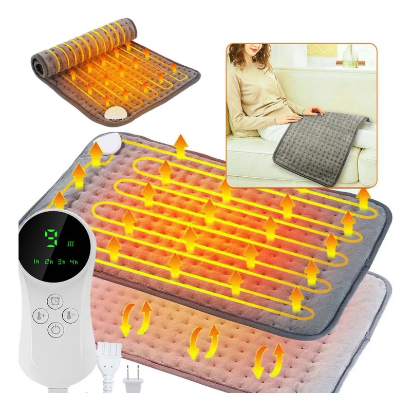 Compresa Caliente Eléctrica 9 Niveles Temperatura 60*30cm