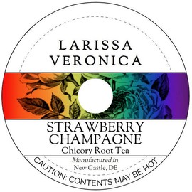 Strawberry Champagne Chicory Root Tea (Single Serve K-Cup Pods) (12 pods, ZIN: 576372)