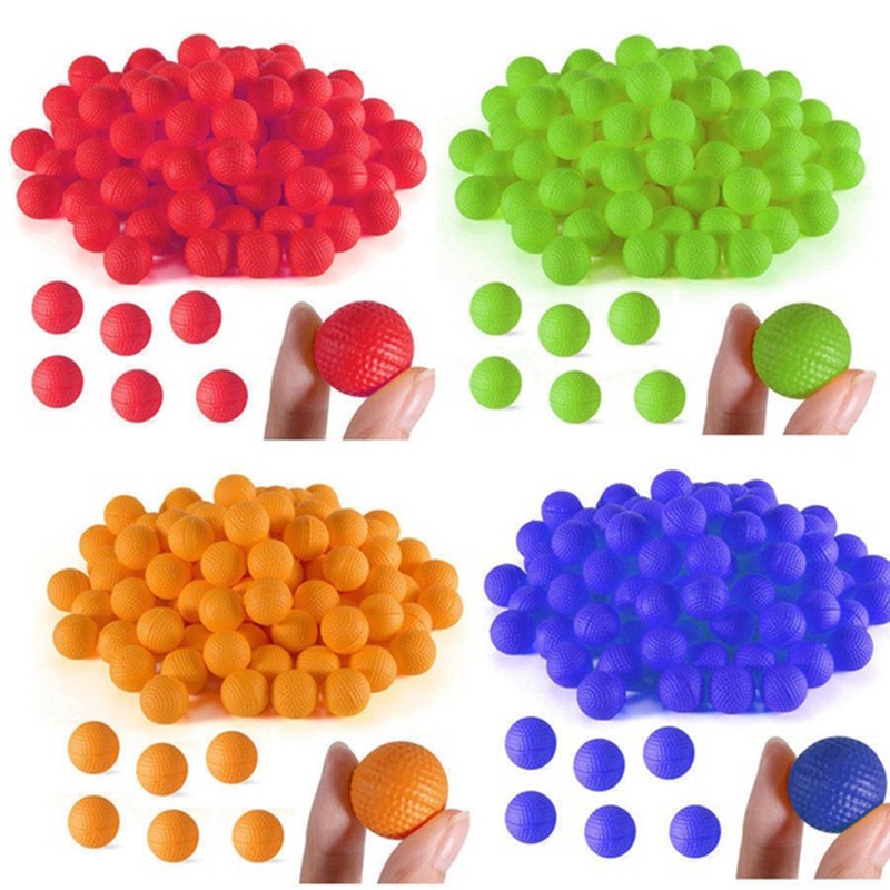 100Pcs Rounds Foam Ammo Refill Replace Balls Pack Children Kids