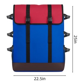 JJRING Art Portfolio Backpack, Art Portfolio Case, Artist Travel Tote Bag for Posters, Prints, Brushes, Artwork, and Painting Supplies, Blue