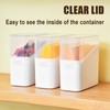 MXYEVL Sliced Cheese Container for Fridge, 2Pcs Clear Airtight Slice
