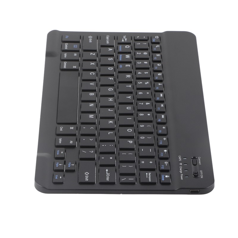 Wireless Bluetooth Keyboard 10Inch Lightweight UltraWide for Android IOS/Windows(Black )